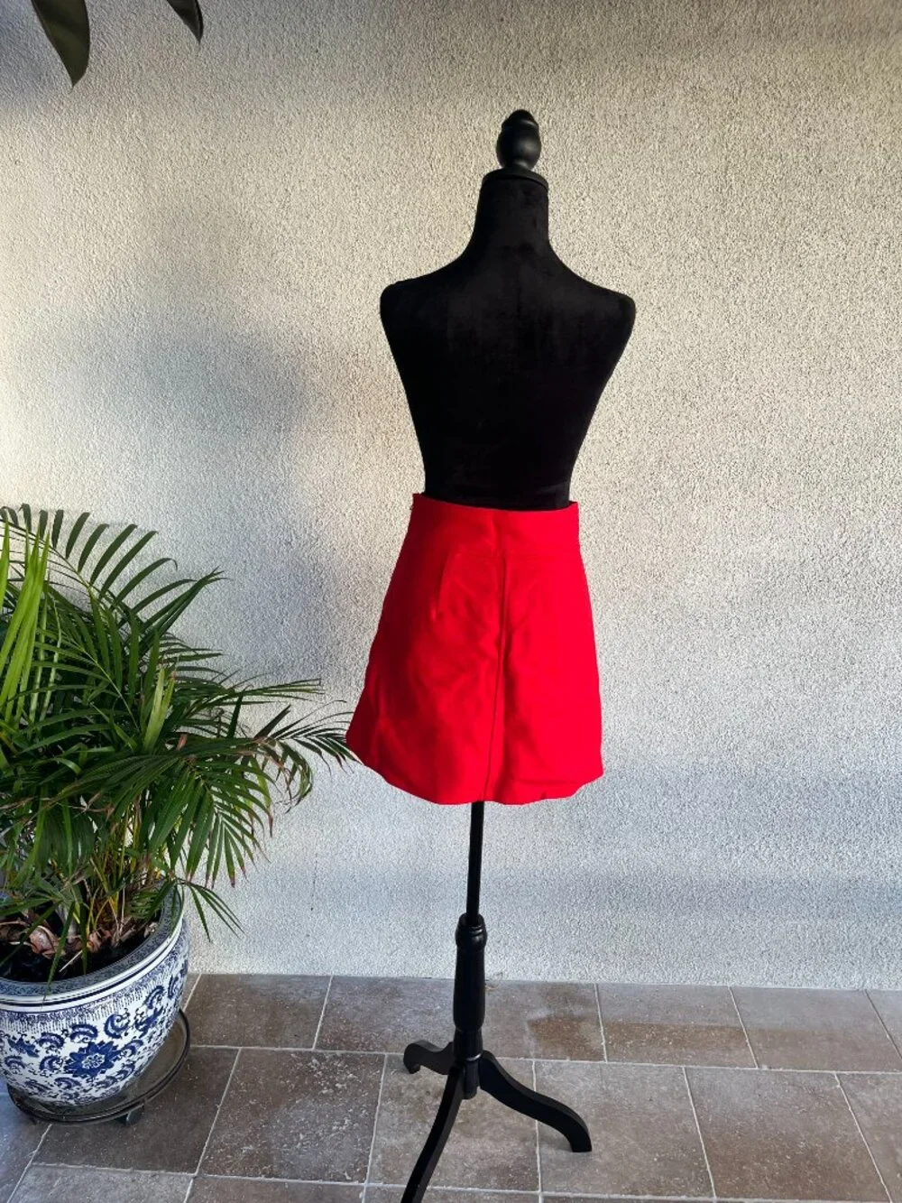 J. Crew Red Skirt